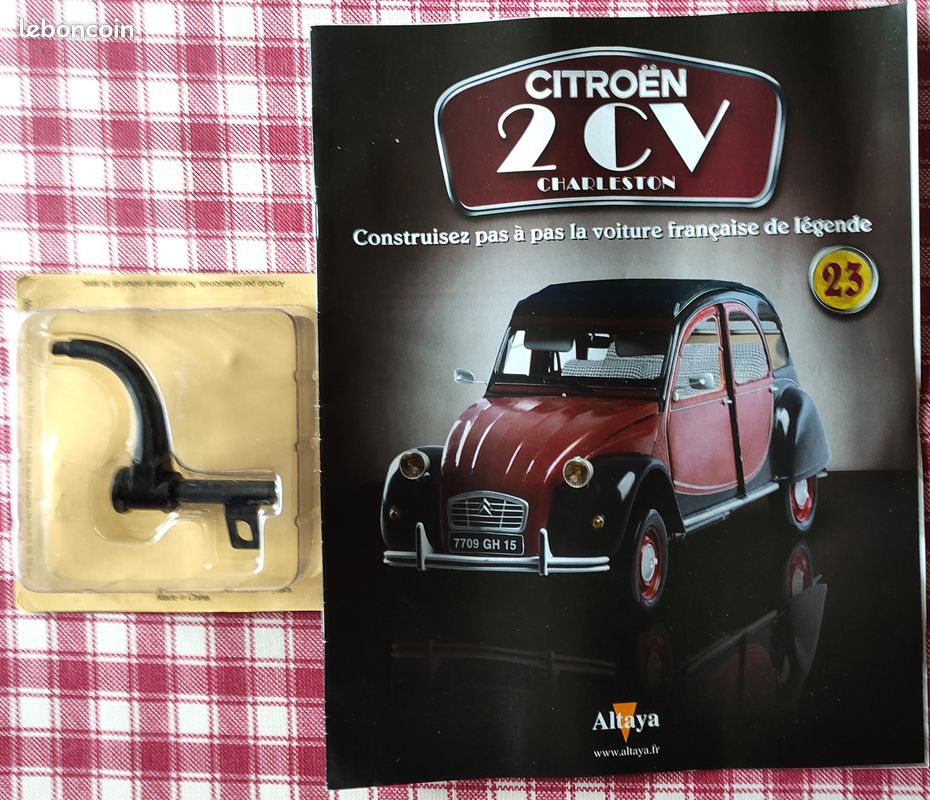 Construire Citroen 2CV Charleston 1/8 Collection Altaya N°59