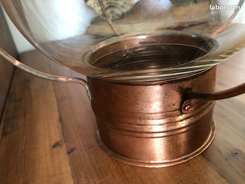Lampe ancienne d’inspiration marine (image 7)