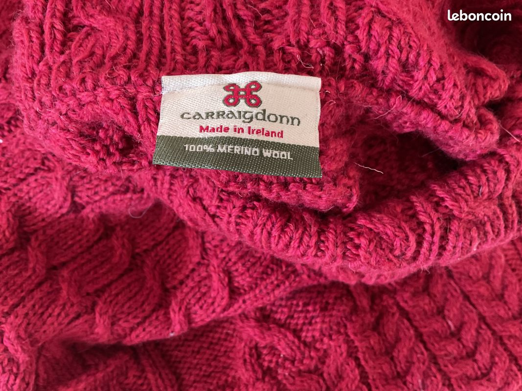 Poncho Col En Laine D'alpaca Noir, Crocheté Main, Taille Unique - Neuf Sans étiquette, Léger Et Chaud