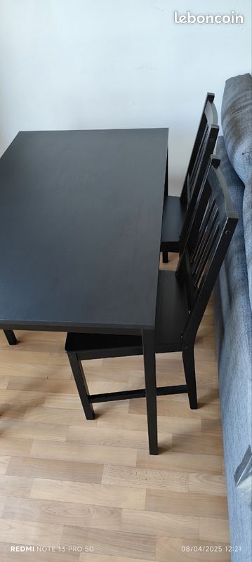 Ensemble 4 chaises et table Ikea (image 2)