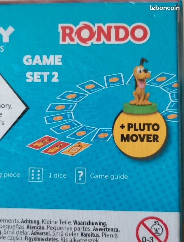 Jeu de cartes Rondo Shuffle avec la figurine Pluto (image 4)