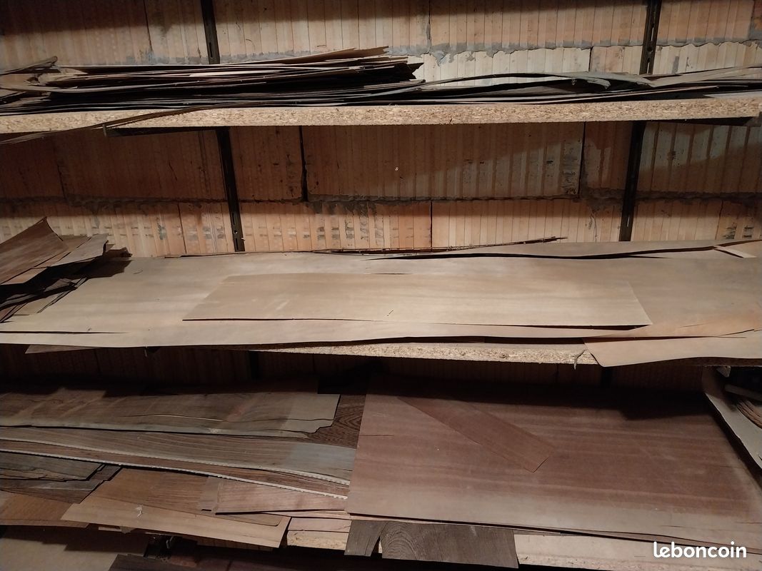 Lot De 10 Planches Placage épais 3mm - 170x60cm - Pour Marqueterie Et ébénisterie - Occasion