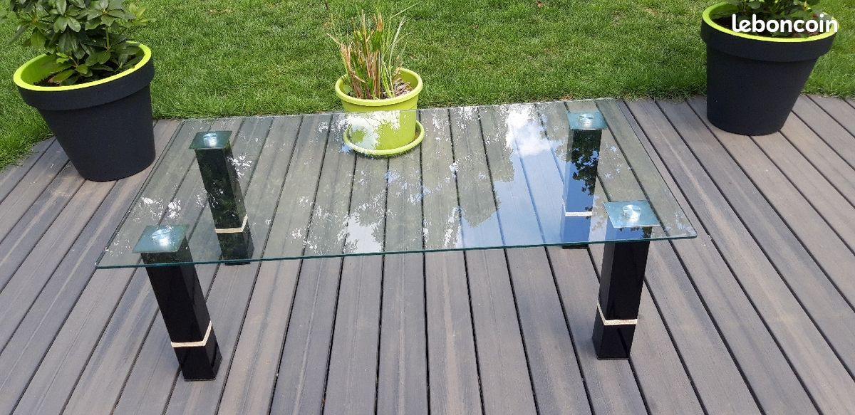 Table basse moderne 1.30 m x 0.70 cm (image 1)