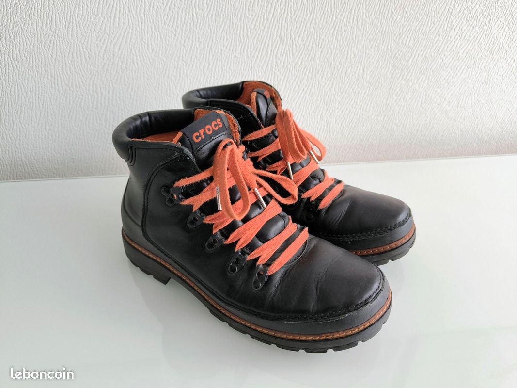 Crocs chaussures montantes cuir, homme, Cobbler Hiker Boot  display picture 2
