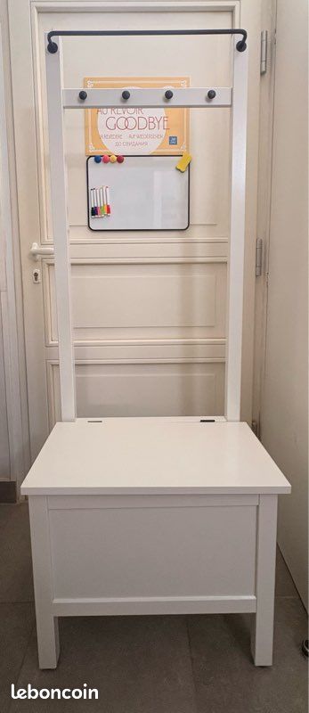 Porte manteau HEMNES - Ikea avec banc/rangement (image 2)