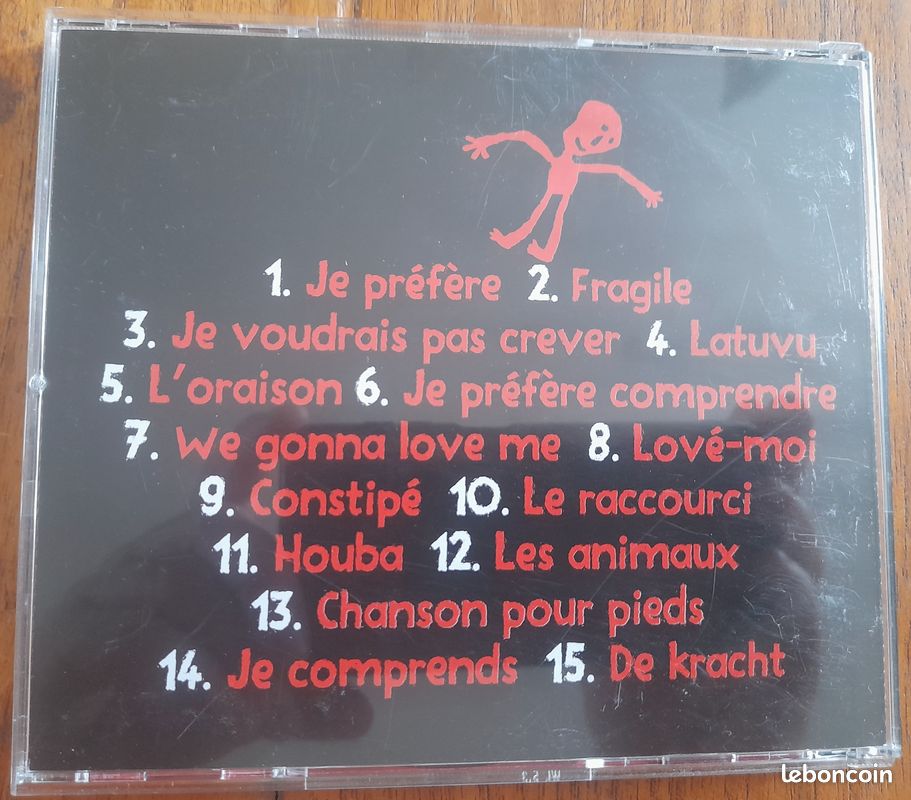 Têtes Raides "Fragile" CD (image 2)