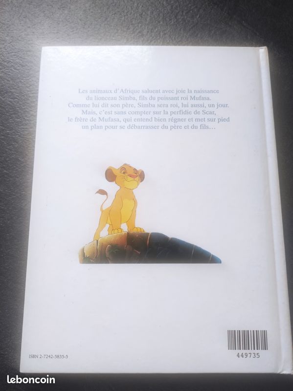 Livre Disney Le Roi Lion (image 2)