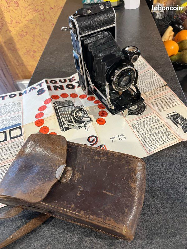 Appareil photo ancien- LUMIERE/LUMIREX 6x9- Appareil français- Pellicules/ soufflet-Collection/Animation/Vitrine- Vintage - France