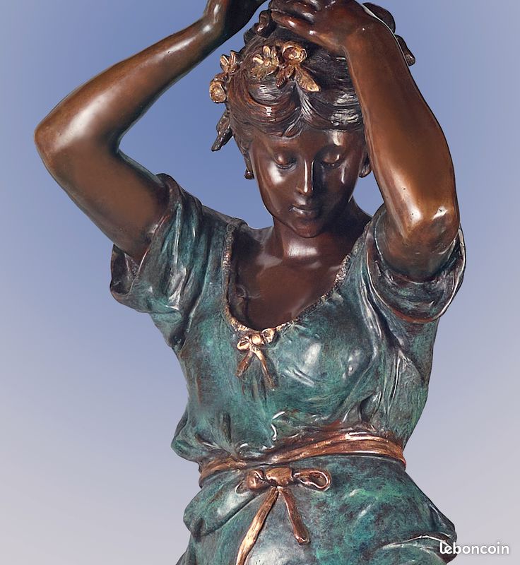 Auguste Moreau - GRAND bronze ancien - 103 cm (image 1)