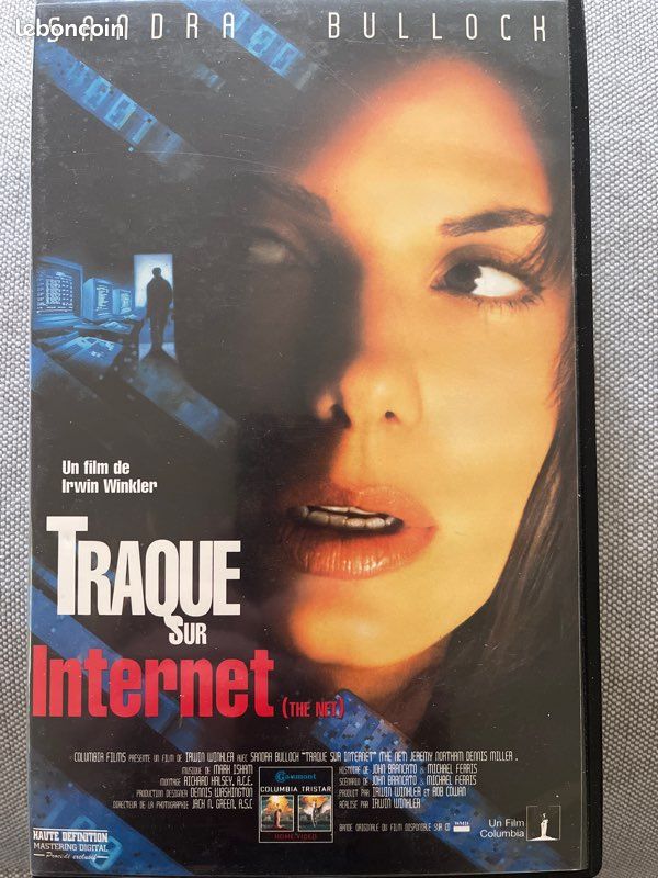 Traque Sur Internet 🖥️ (The Net) 🛜 - Cassette VHS 📼 (image 1)