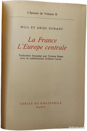 [Livre] Histoire de la civilisation: L'Époque de Voltaire II - Bon état (image 2)