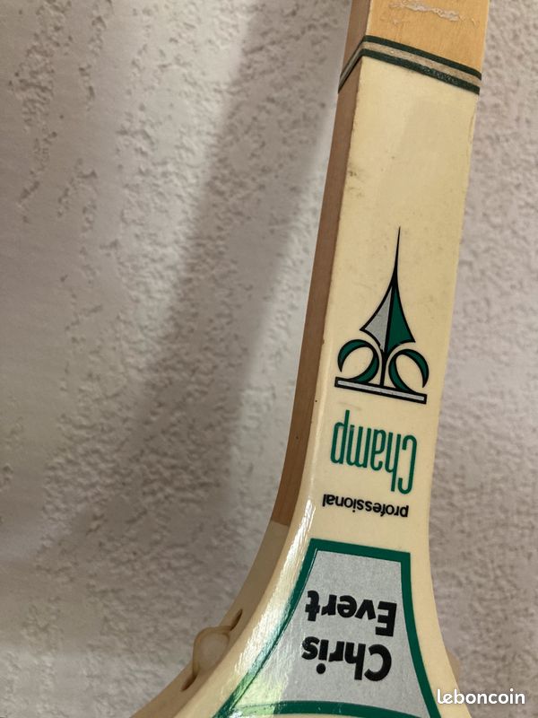 Raquette de tennis vintage Wilson Autograph Speed Flex Fibre Face Wood - Édition Chris Evert - France Raquette de tennis vintage Wilson Autograph Speed Flex Fibre Face Wood - Édition Chris Evert - France