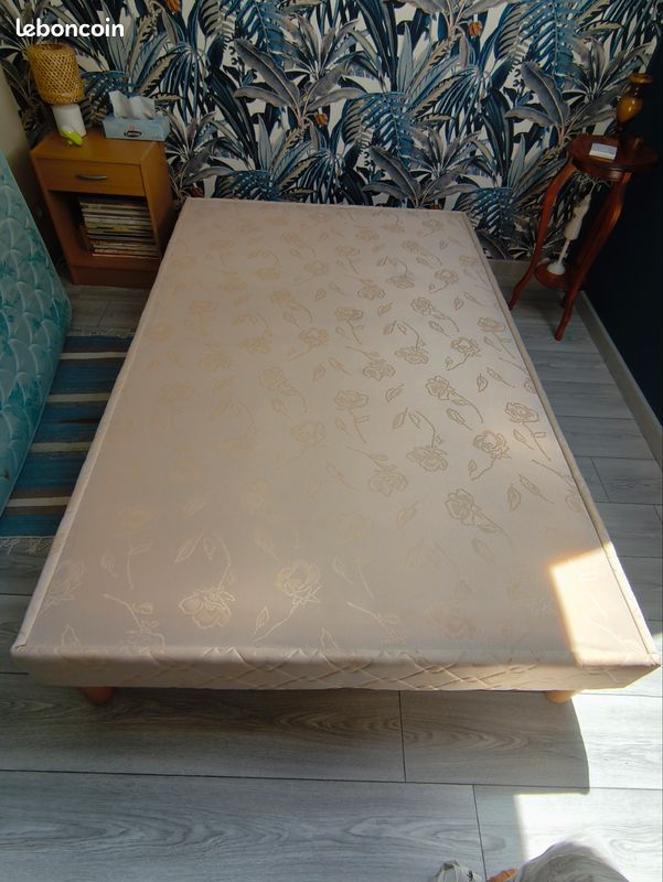 Matelas plus sommier dimension 120 x 190 (image 1)