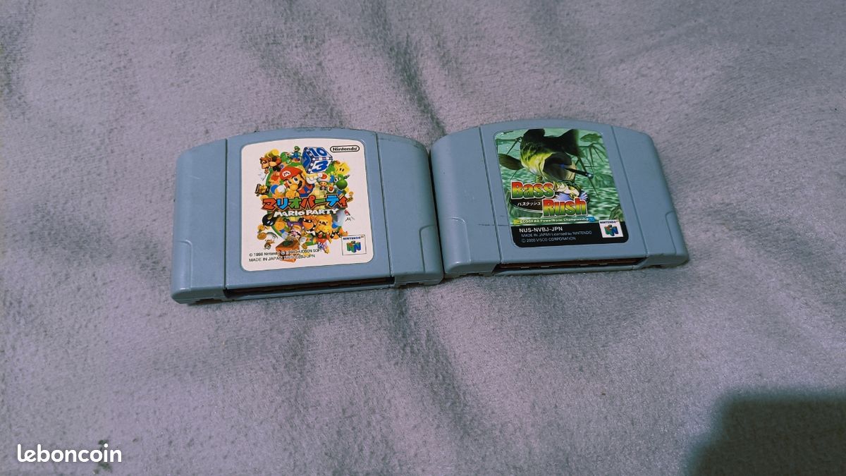 Lot Nintendo 64 Gold Japonais, alimention EU220v + 27 jeux + manettes collector (Gold + Officielle grise+ accessoires complet (image 7)