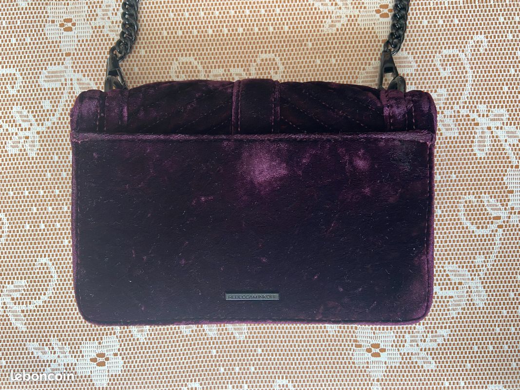Sac bandoulière Rebecca Minkoff en velours (image 6)