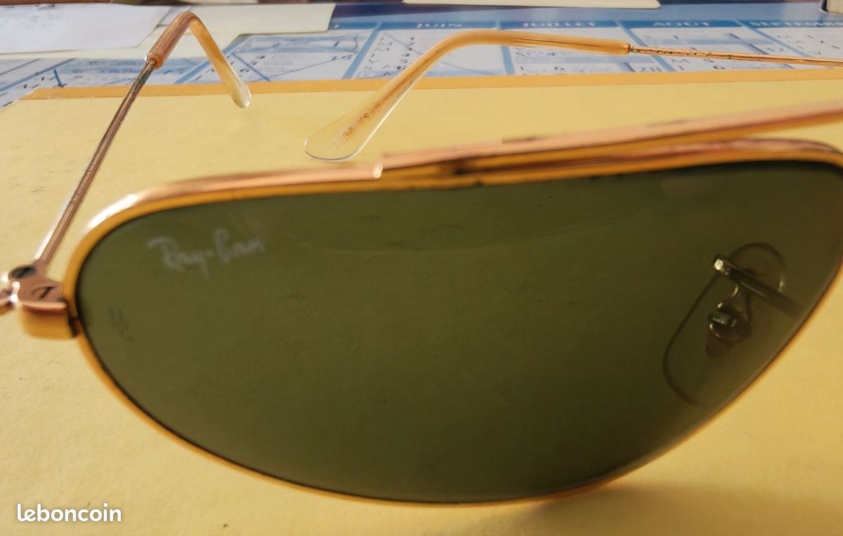 Lunettes Ray-Ban Aviator vintage Baush&Lomb USA (image 9)