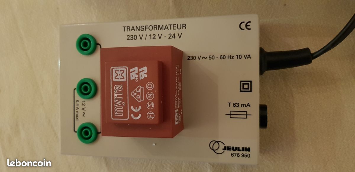 Transformateur 220v en 12v et 24v (image 2)