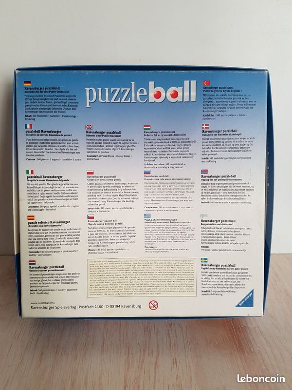 Puzzle ball Mappemonde historique 540 pièces de Ravensburger (image 3)