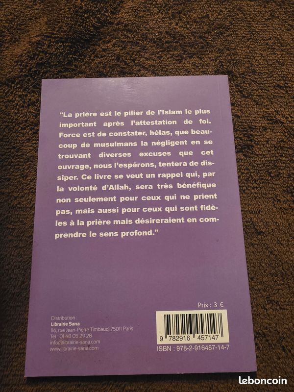 La prière pour quoi vue de cote — LBC AT'Brocante Troyes