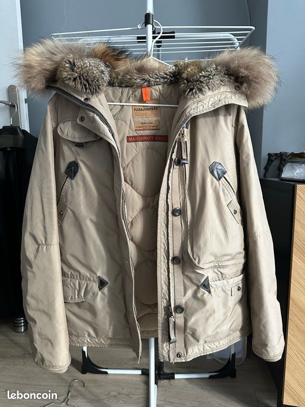Veste Doudoune Doudoune Pjs Beige PARAJUMPERS Doudoune Gris
