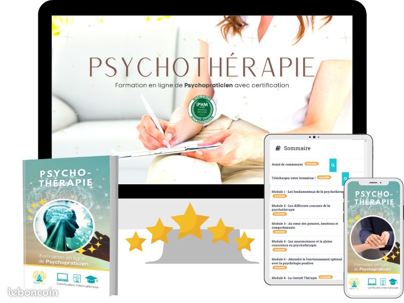 📚 FORMATIONS psychopraticien / coach / TCC / Sexothérapeute / Hypnothérapeute – Certifiée & 100% en ligne (H/F/X) (image 1)