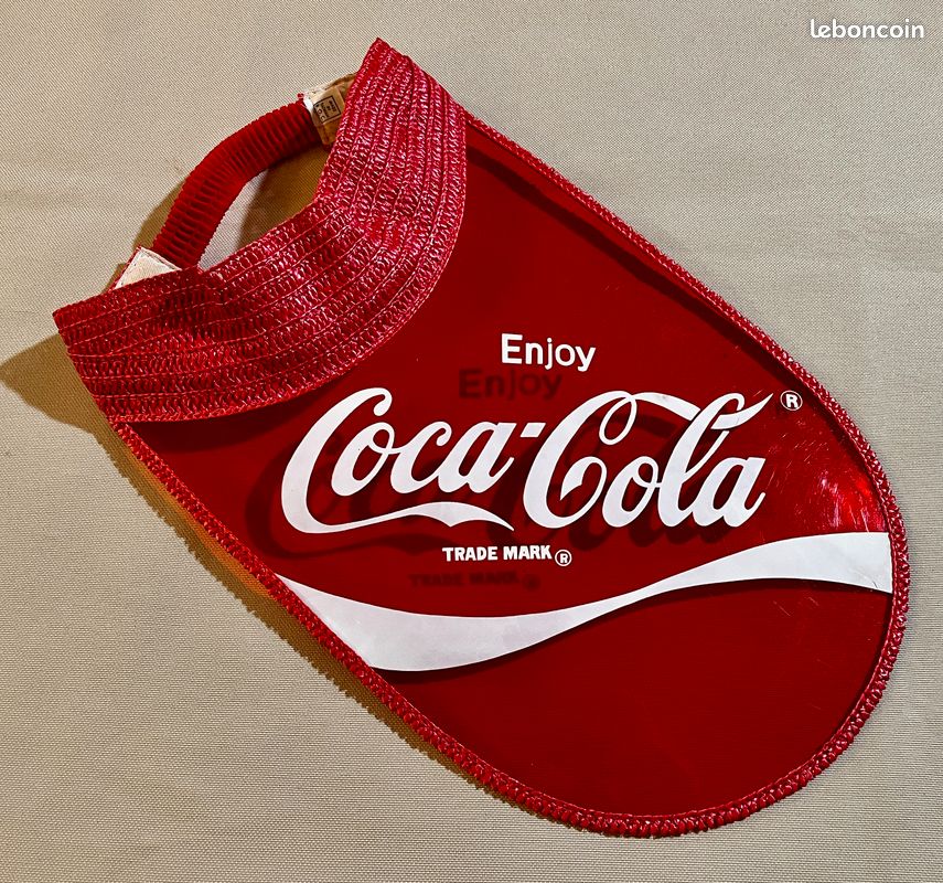 Visière en plastique Coca-Cola Classic Soft Drink of Summer Coke
