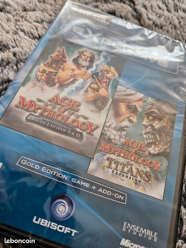 Age Of Mythology – Gold Edition PC (jeu + Extension The Titans), Version FR