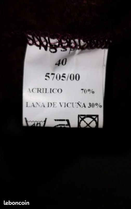 Pull gilet en vigogne vicuña Vêtements