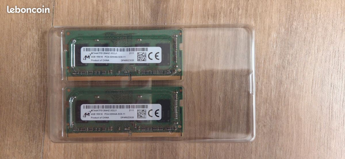 Barrette mémoire - GEIL - Pristine - DDR4 - 8Go - 3200Mhz - Noir