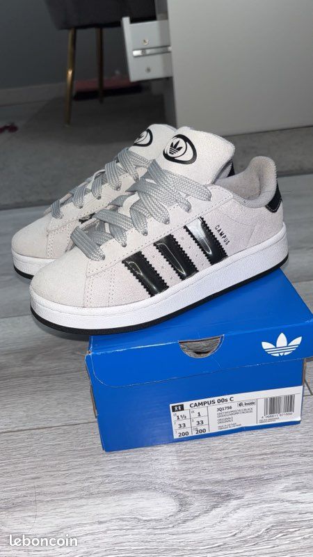 adidas gazelle silver green womens Campus 00s Grey White (Enfant)
