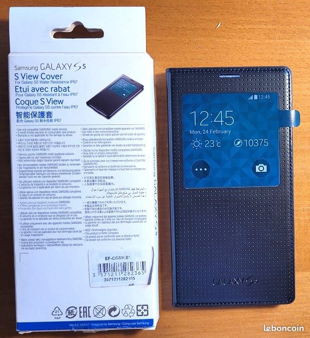 Etui avec rabat pour SAMSUNG S5 (image 2)
