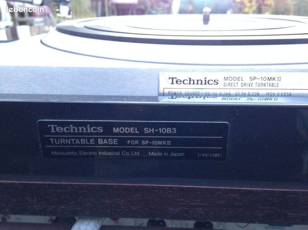 Platine tourne disque professionnelle trés haut de gamme TECHNICS (image 3)