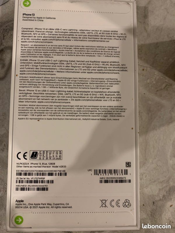 IPhone 13 sous blister (image 3)