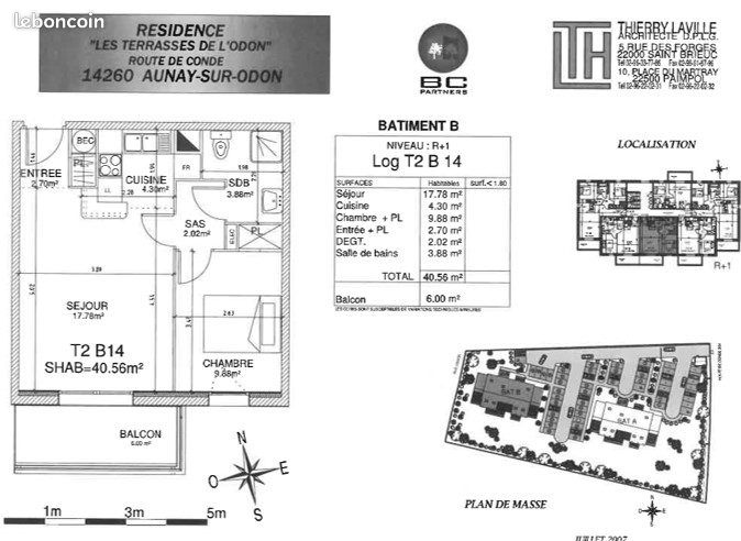 Appartement 2 pièces 41 m² · aux Monts d'Aunay · 41 m² · 499 €/mois