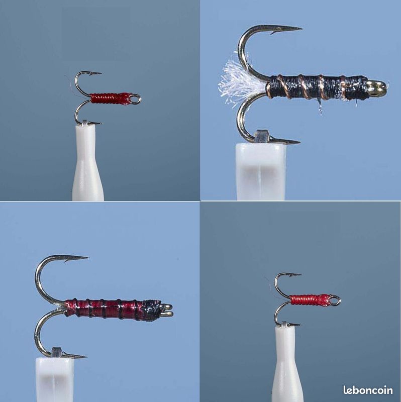 3 Boîtes à Mouches Vintage Pour Pêche à La Mouche - NOS Fabriquées Au Japon - Superbe état