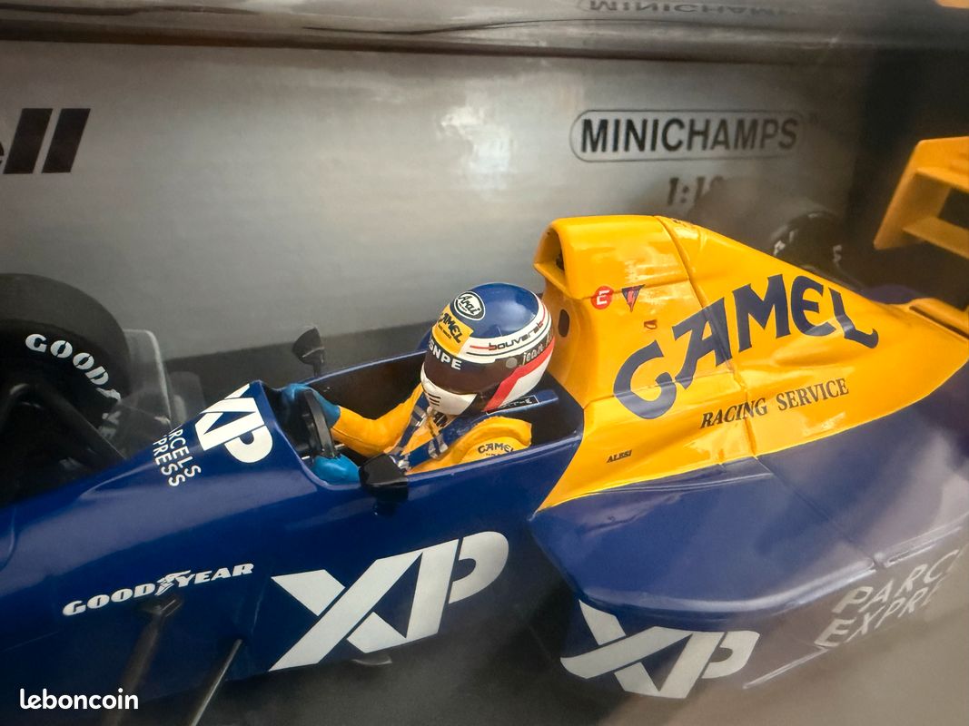 Jean Alesi 1er GP F1 4ème GP France 1989 Tyrrell 018 Minichamps 1/18 - Collection