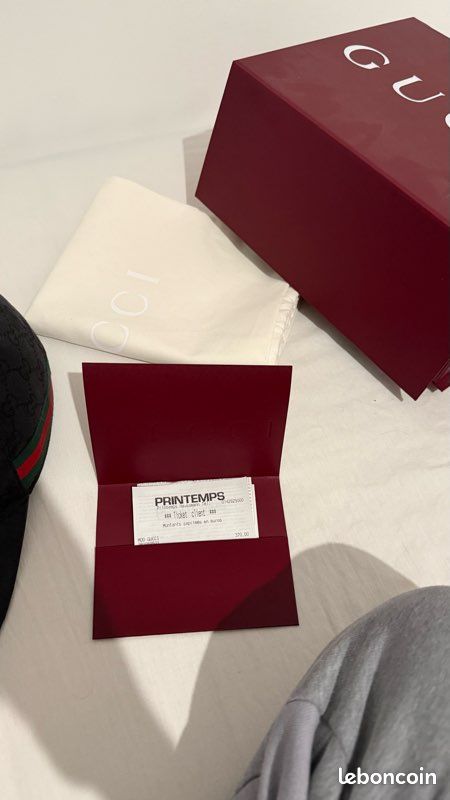 Casquette Gucci noir (image 5)