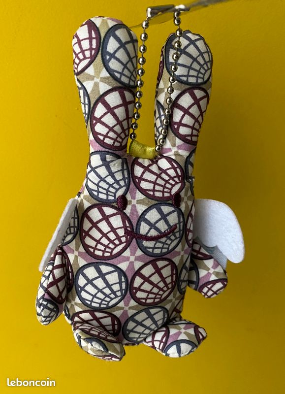 Porte clé mini ange lapin trousselier (image 2)