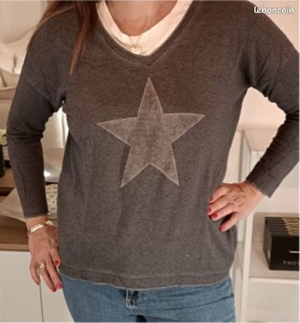 Pull-over en laine mélangée - GANNI - Femme