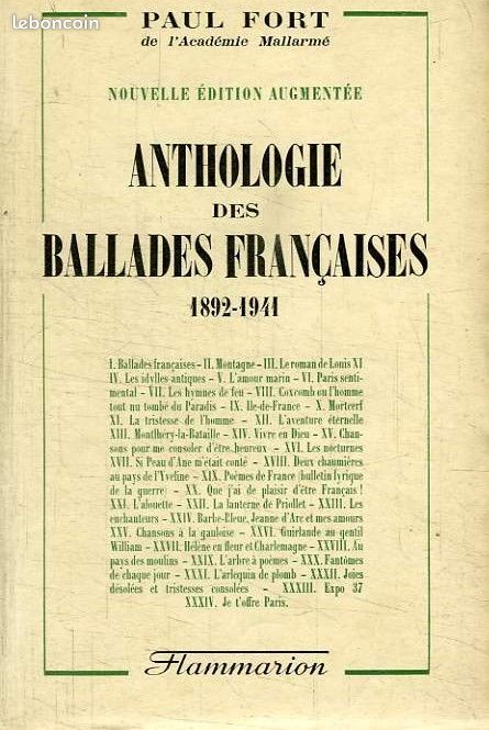 Anthologie des ballades francaises, 1892-1941 - Paul Fort (image 1)