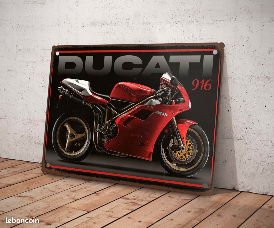 Ducati 916 plaque métal (image 2)