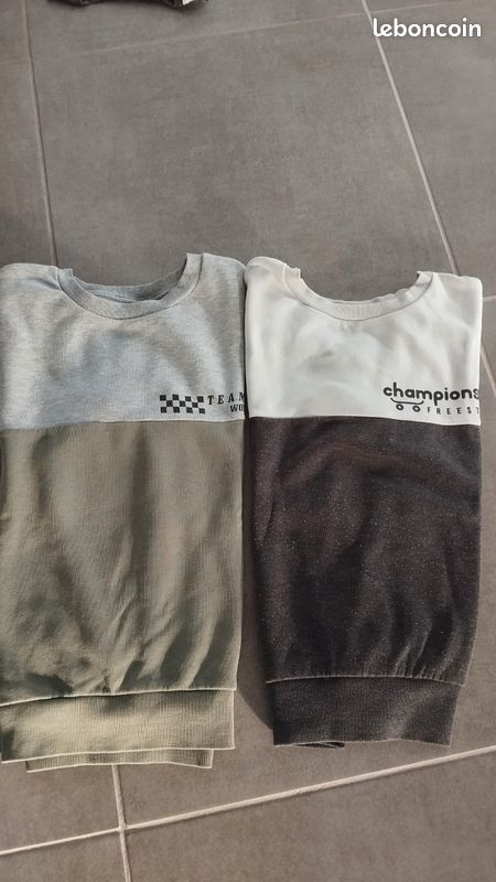 2 sweats garçon 10 euros (image 1)
