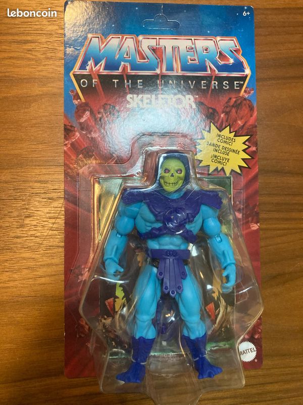 Hache Skeletor – Maîtres De L'Univers Mattel 1984 – Jouet Vintage Neuf Sous Emballage