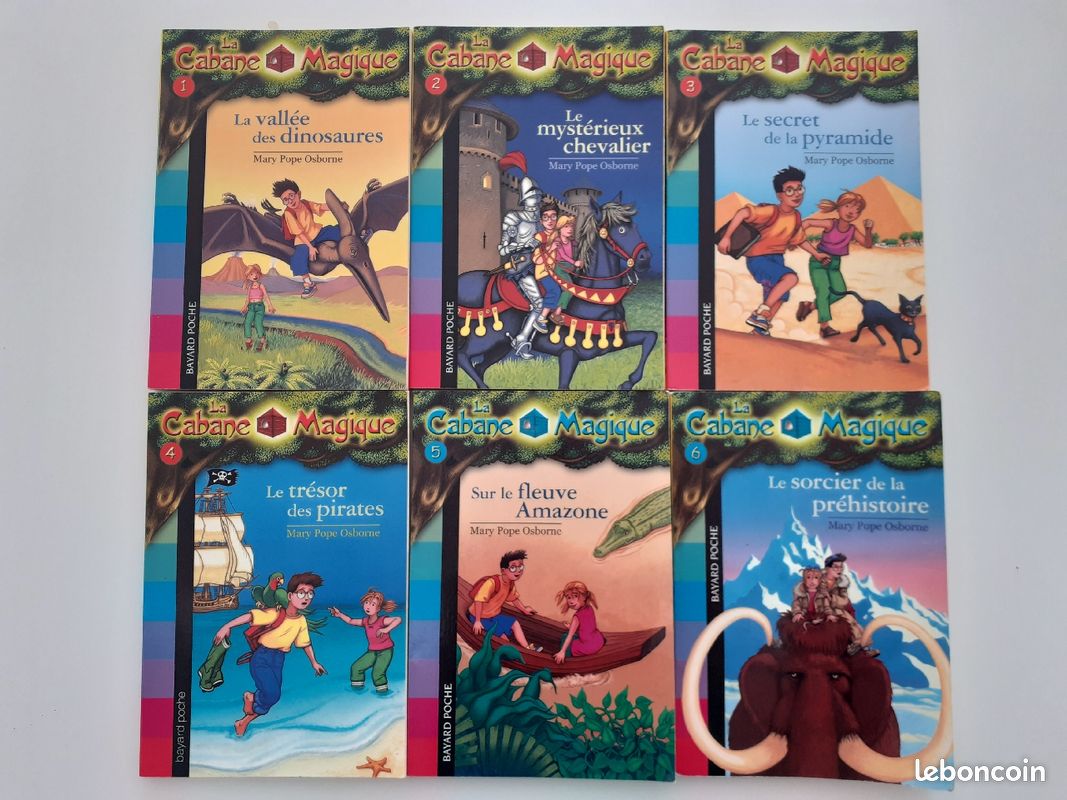 6 premiers tome de la cabane magique dès 7 ans de Mary Pope Osborne (image 1)
