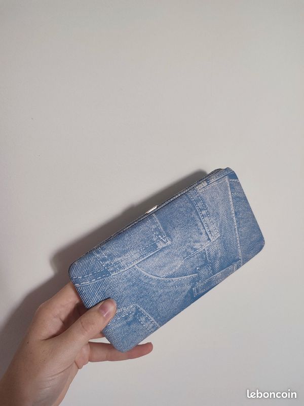 Porte feuille effet jean (image 1)