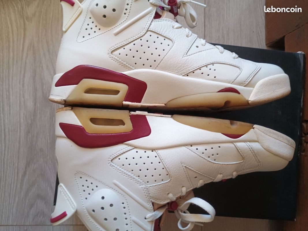 Nike air Jordan 6 Maroon (image 5)