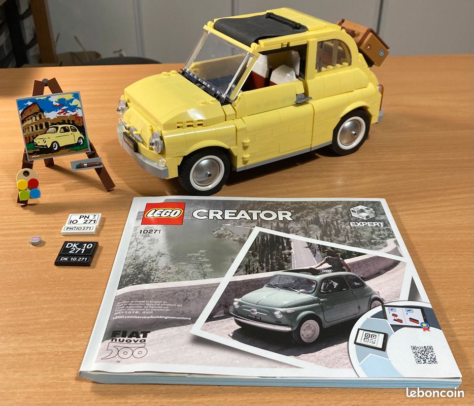 Lego Fiat 500 10271 Lego Macchina 500 LEGO Creator Expert Fiat 500