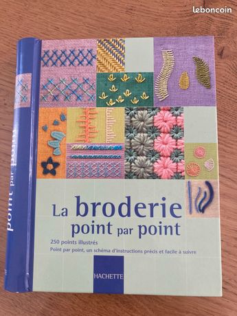 Livre De Points De Broderie Pour Débutants - Kit D'apprentissage Avec Tissu D'entraînement - Couture Créative