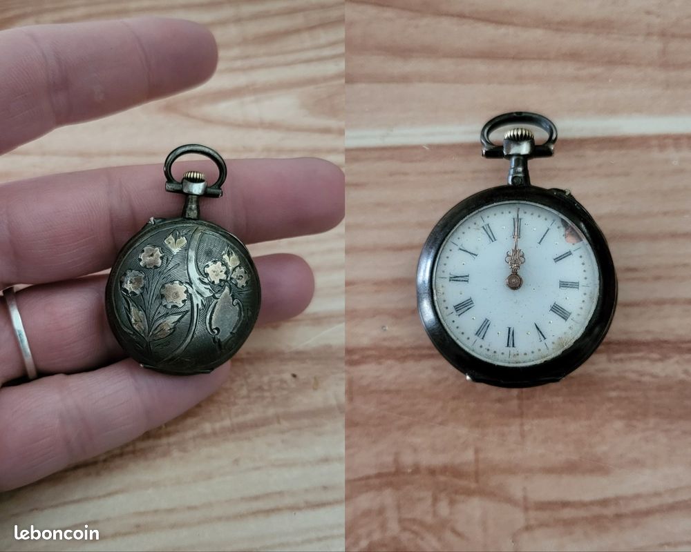 Pendentif En Argent Début 1900 - Bijou Ancien - Occasion