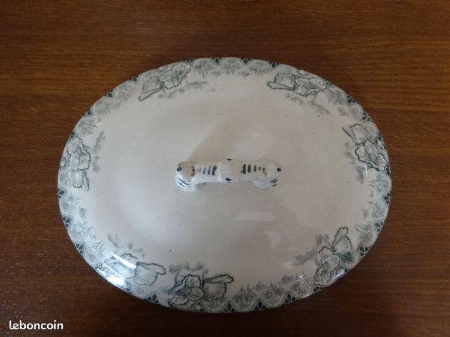 Soupière légumier vintage "Terre de fer" (au marché de Berry) (image 13)